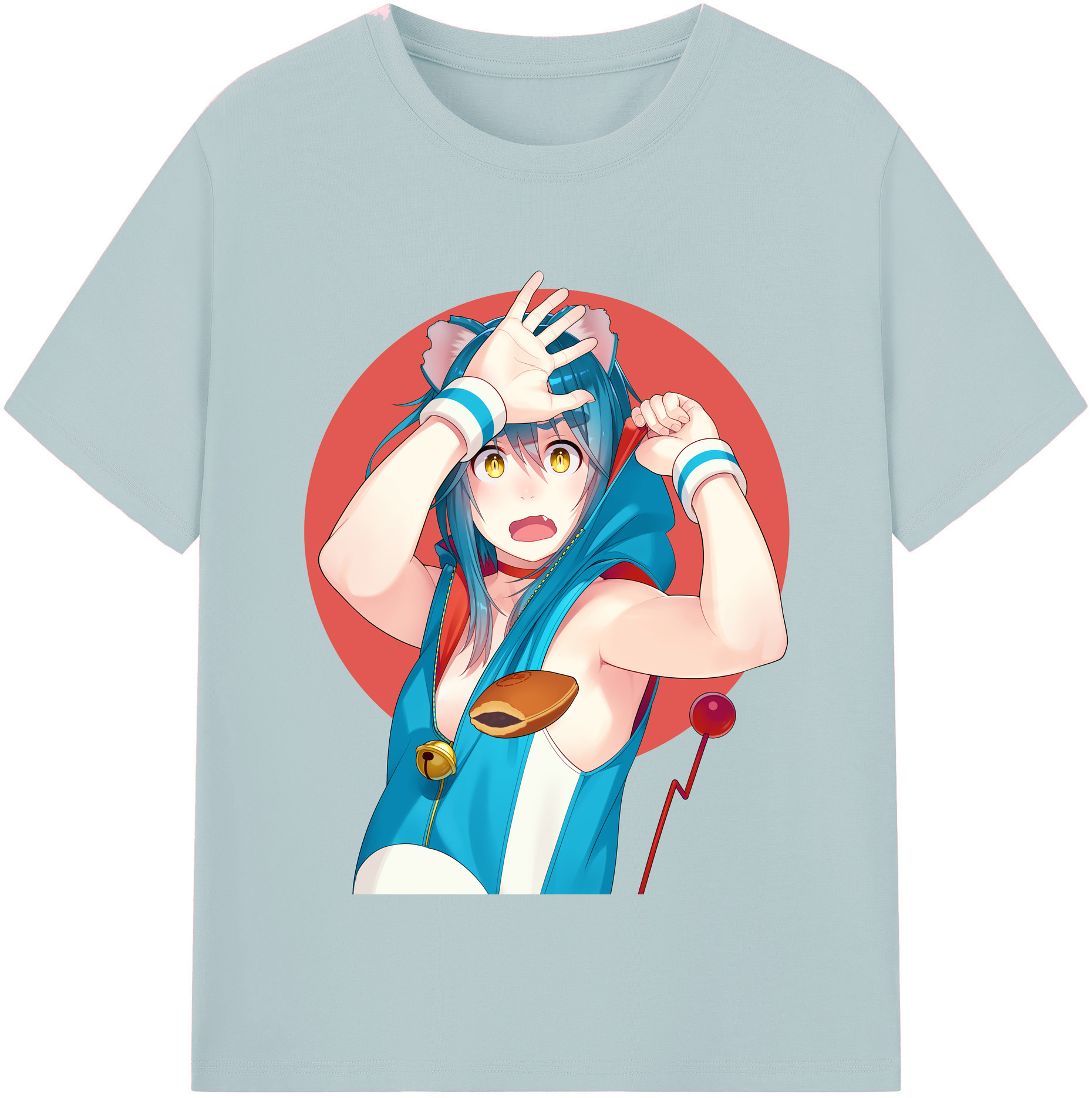 （画像用） ドラえもん Doraemon 綿100％半袖Tシャツ（フロントプリント）